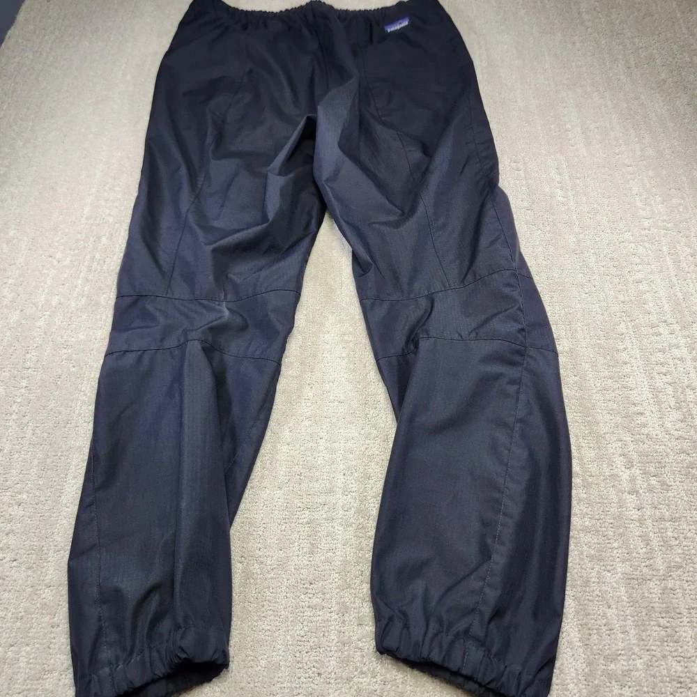 Vintage 90s Patagonia Pants‎ Men Large Black Climbing Ripstop Jogger Gorpcore